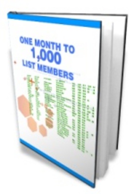 Product picture 1 month to 1000 list members - Your Internet Marketing Tool